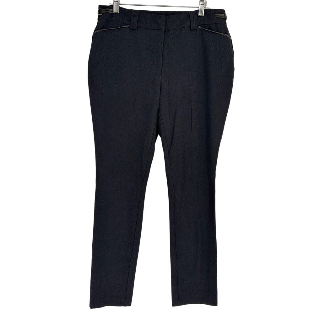 Ricki’s Blue & Black Trip Trouser Slacks Size 8